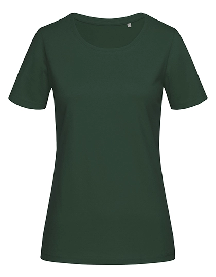 Women´s Lux T-Shirt zum Besticken und Bedrucken in der Farbe Bottle Green mit Ihren Logo, Schriftzug oder Motiv.