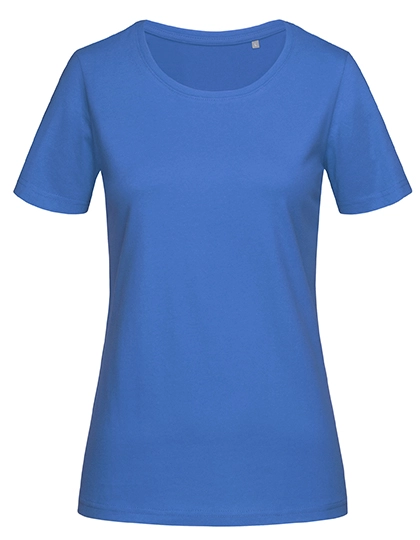 Women´s Lux T-Shirt zum Besticken und Bedrucken in der Farbe Bright Royal mit Ihren Logo, Schriftzug oder Motiv.