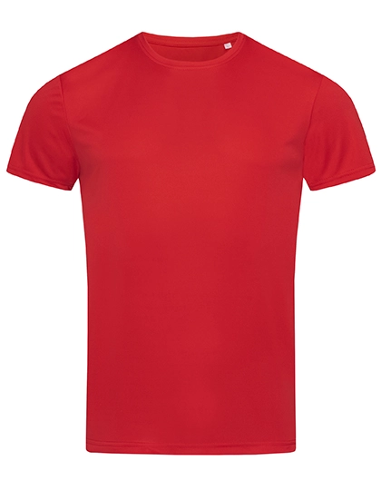 Sports-T zum Besticken und Bedrucken in der Farbe Crimson Red mit Ihren Logo, Schriftzug oder Motiv.