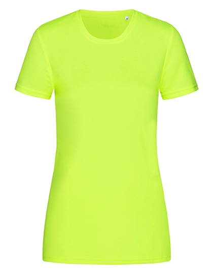 Sports-T Women zum Besticken und Bedrucken in der Farbe Cyber Yellow mit Ihren Logo, Schriftzug oder Motiv.