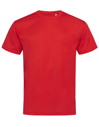 Cotton Touch T-Shirt zum Besticken und Bedrucken in der Farbe Crimson Red mit Ihren Logo, Schriftzug oder Motiv.