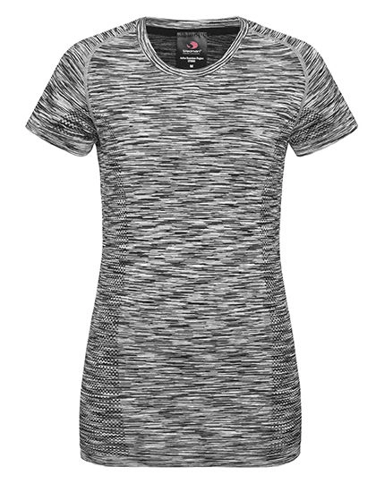 Seamless Raglan T-Shirt Women zum Besticken und Bedrucken in der Farbe Black Opal Melange mit Ihren Logo, Schriftzug oder Motiv.