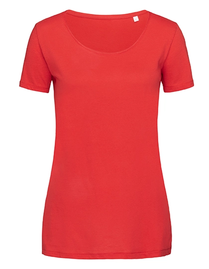 Finest Cotton-T Women zum Besticken und Bedrucken in der Farbe Crimson Red mit Ihren Logo, Schriftzug oder Motiv.