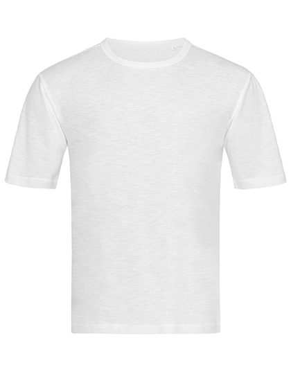 Slub Organic T-Shirt zum Besticken und Bedrucken in der Farbe White mit Ihren Logo, Schriftzug oder Motiv.