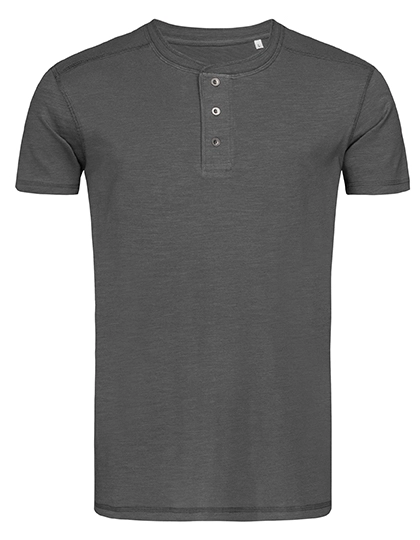 Shawn Henley T-Shirt zum Besticken und Bedrucken in der Farbe Slate Grey (Solid) mit Ihren Logo, Schriftzug oder Motiv.