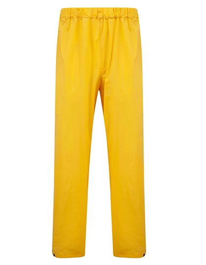 Adults Rain Trousers zum Besticken und Bedrucken in der Farbe Yellow mit Ihren Logo, Schriftzug oder Motiv.