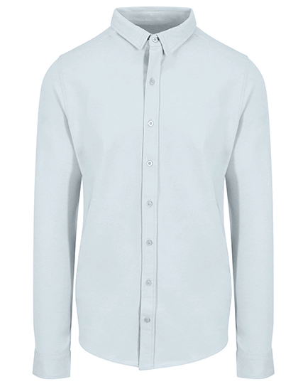 Oscar Knitted Shirt zum Besticken und Bedrucken in der Farbe Blue mit Ihren Logo, Schriftzug oder Motiv.