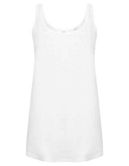 Women´s Slounge Vest zum Besticken und Bedrucken in der Farbe White mit Ihren Logo, Schriftzug oder Motiv.