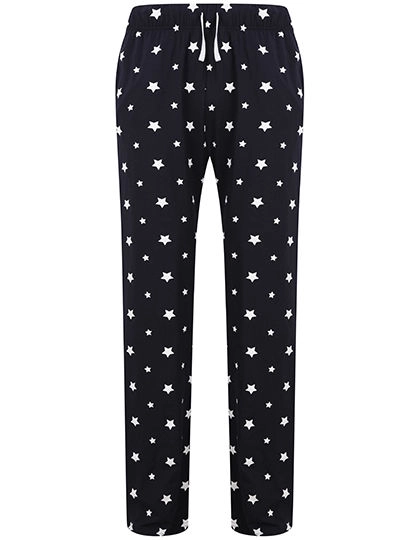 Men´s Lounge Pants zum Besticken und Bedrucken in der Farbe Navy-White Stars mit Ihren Logo, Schriftzug oder Motiv.