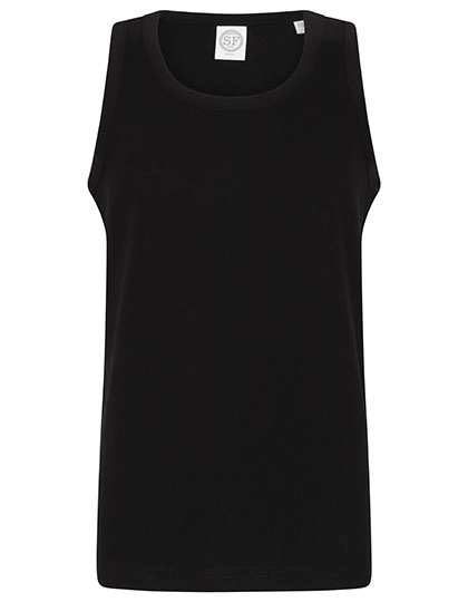 Kids´ Feel Good Stretch Vest zum Besticken und Bedrucken in der Farbe Black mit Ihren Logo, Schriftzug oder Motiv.