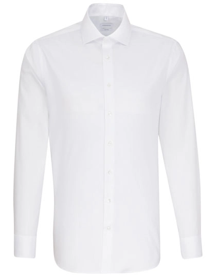 Men´s Shirt Regular Fit Oxford Longsleeve zum Besticken und Bedrucken in der Farbe White mit Ihren Logo, Schriftzug oder Motiv.