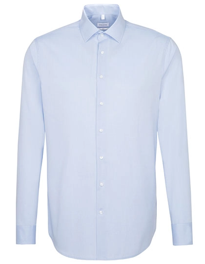 Men´s Shirt Slim Fit Long Sleeve zum Besticken und Bedrucken in der Farbe Light Blue mit Ihren Logo, Schriftzug oder Motiv.