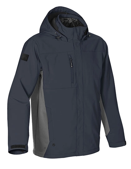 Atmospere 3-in-1 System Jacket zum Besticken und Bedrucken in der Farbe Navy-Granite mit Ihren Logo, Schriftzug oder Motiv.