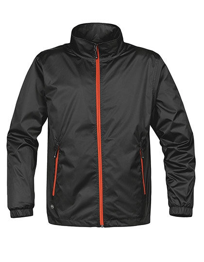 Axis Shell Jacket zum Besticken und Bedrucken in der Farbe Black-Orange mit Ihren Logo, Schriftzug oder Motiv.