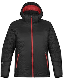 Men´s Black Ice Thermal Jacket zum Besticken und Bedrucken in der Farbe Black-Bright Red mit Ihren Logo, Schriftzug oder Motiv.