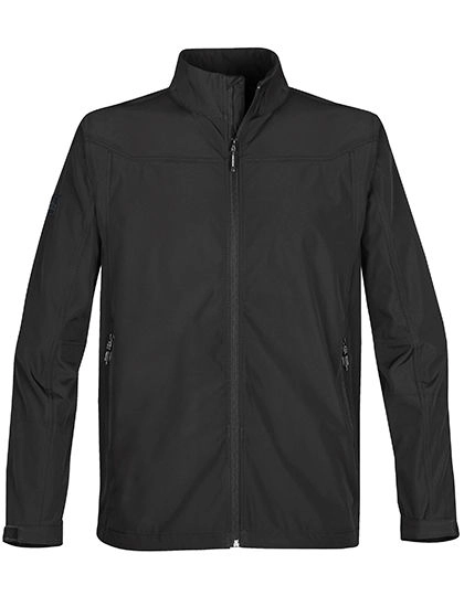 Men´s Endurance Softshell Jacket zum Besticken und Bedrucken in der Farbe Black mit Ihren Logo, Schriftzug oder Motiv.
