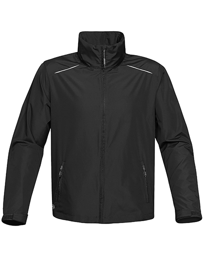 Men´s Nautilus Performance-Shell Jacket zum Besticken und Bedrucken in der Farbe Black mit Ihren Logo, Schriftzug oder Motiv.