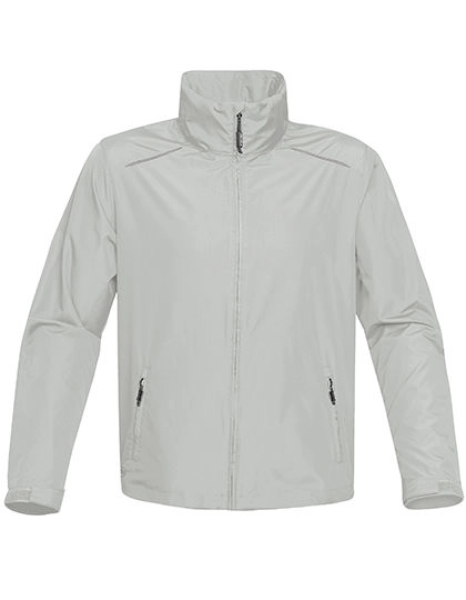 Men´s Nautilus Performance-Shell Jacket zum Besticken und Bedrucken in der Farbe Cool Silver mit Ihren Logo, Schriftzug oder Motiv.