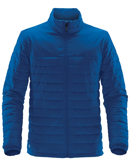 Men´s Nautilus Quilted Jacket zum Besticken und Bedrucken in der Farbe Azure Blue mit Ihren Logo, Schriftzug oder Motiv.