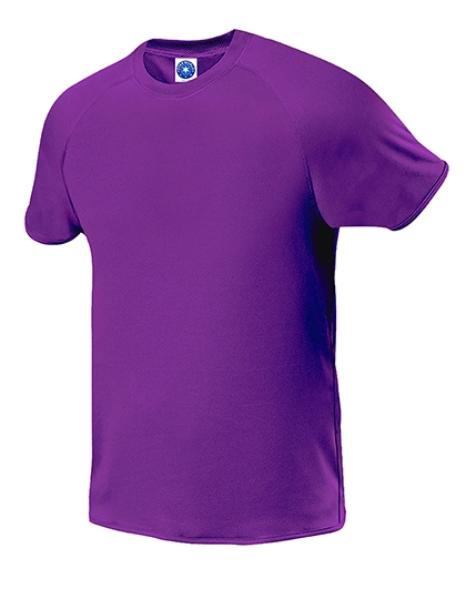 Men´s Sport T-Shirt zum Besticken und Bedrucken in der Farbe Fluorescent Purple mit Ihren Logo, Schriftzug oder Motiv.