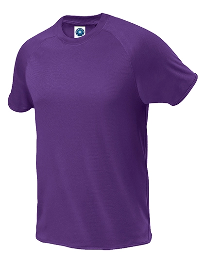 Men´s Sport T-Shirt zum Besticken und Bedrucken in der Farbe Purple mit Ihren Logo, Schriftzug oder Motiv.
