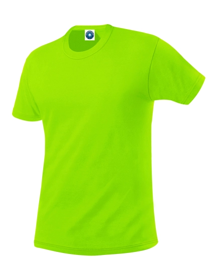 Men´s Performance T-Shirt zum Besticken und Bedrucken in der Farbe Fluorescent Green mit Ihren Logo, Schriftzug oder Motiv.