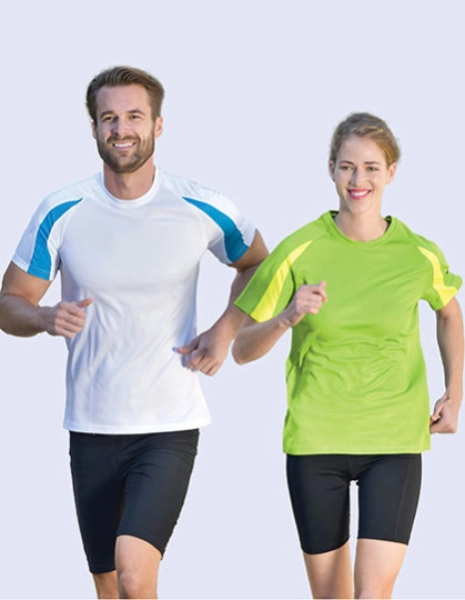 Unisex Contrast Sports T-Shirt zum Besticken und Bedrucken mit Ihren Logo, Schriftzug oder Motiv.