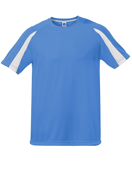 Unisex Contrast Sports T-Shirt zum Besticken und Bedrucken in der Farbe Atoll-White mit Ihren Logo, Schriftzug oder Motiv.