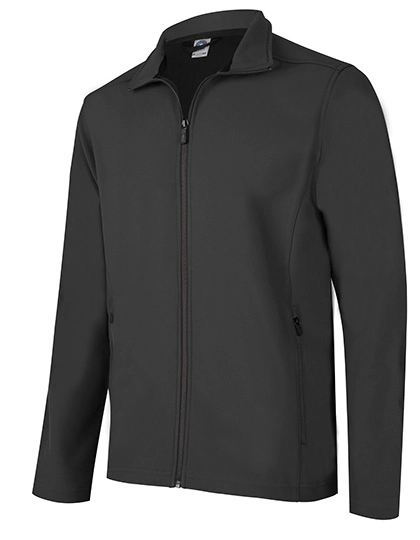 Unisex Soft-Shell Jacket zum Besticken und Bedrucken in der Farbe Black mit Ihren Logo, Schriftzug oder Motiv.