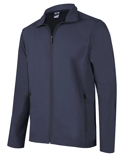 Unisex Soft-Shell Jacket zum Besticken und Bedrucken in der Farbe Deep Navy mit Ihren Logo, Schriftzug oder Motiv.