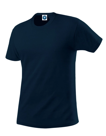 Men´s Organic Cotton T-Shirt zum Besticken und Bedrucken in der Farbe Deep Navy mit Ihren Logo, Schriftzug oder Motiv.