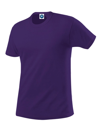 Men´s Organic Cotton T-Shirt zum Besticken und Bedrucken in der Farbe Purple mit Ihren Logo, Schriftzug oder Motiv.