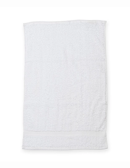 Luxury Gym Towel zum Besticken und Bedrucken in der Farbe White mit Ihren Logo, Schriftzug oder Motiv.