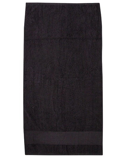Printable Hand Towel zum Besticken und Bedrucken in der Farbe Black mit Ihren Logo, Schriftzug oder Motiv.
