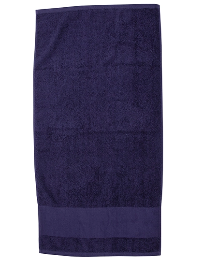 Printable Hand Towel zum Besticken und Bedrucken in der Farbe Navy mit Ihren Logo, Schriftzug oder Motiv.