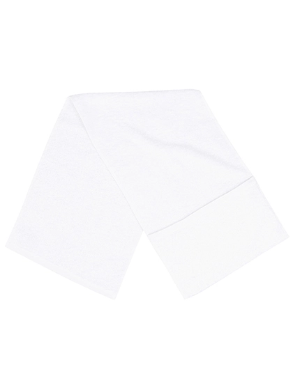 Pocket Gym Towel zum Besticken und Bedrucken in der Farbe White mit Ihren Logo, Schriftzug oder Motiv.