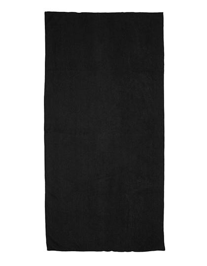 Microfibre Guest Towel zum Besticken und Bedrucken in der Farbe Black mit Ihren Logo, Schriftzug oder Motiv.
