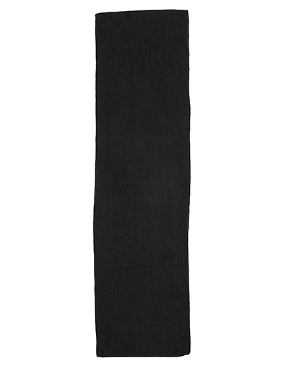 Microfibre Sports Towel zum Besticken und Bedrucken in der Farbe Black mit Ihren Logo, Schriftzug oder Motiv.