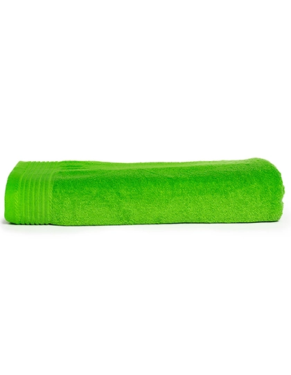 Classic Beach Towel zum Besticken und Bedrucken in der Farbe Lime Green mit Ihren Logo, Schriftzug oder Motiv.