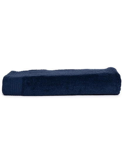 Classic Beach Towel zum Besticken und Bedrucken in der Farbe Navy Blue mit Ihren Logo, Schriftzug oder Motiv.