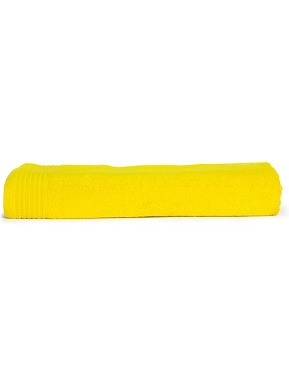 Classic Beach Towel zum Besticken und Bedrucken in der Farbe Yellow mit Ihren Logo, Schriftzug oder Motiv.