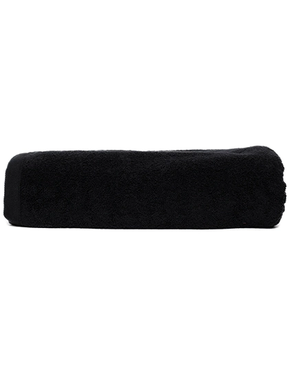 Super Size Towel zum Besticken und Bedrucken in der Farbe Black mit Ihren Logo, Schriftzug oder Motiv.