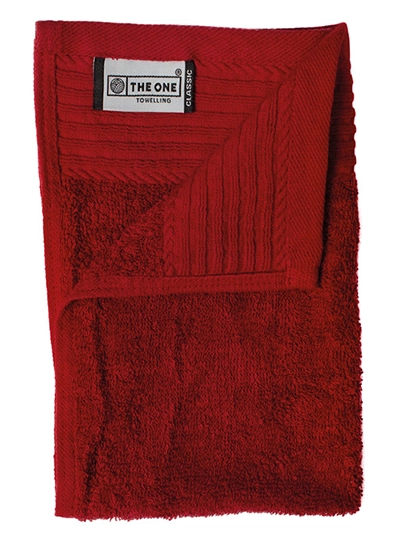 Classic Guest Towel zum Besticken und Bedrucken in der Farbe Burgundy mit Ihren Logo, Schriftzug oder Motiv.