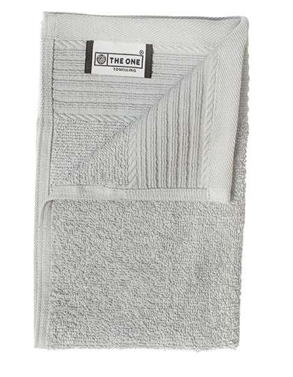 Classic Guest Towel zum Besticken und Bedrucken in der Farbe Light Grey mit Ihren Logo, Schriftzug oder Motiv.