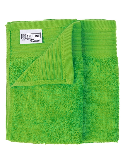 Classic Guest Towel zum Besticken und Bedrucken in der Farbe Lime Green mit Ihren Logo, Schriftzug oder Motiv.