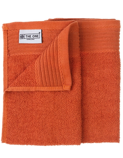 Classic Guest Towel zum Besticken und Bedrucken in der Farbe Terra Spice mit Ihren Logo, Schriftzug oder Motiv.