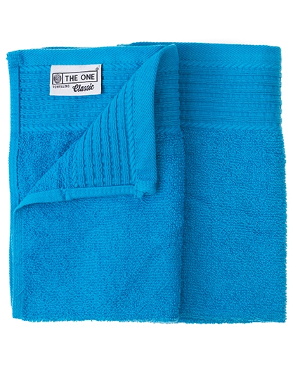 Classic Guest Towel zum Besticken und Bedrucken in der Farbe Turquoise mit Ihren Logo, Schriftzug oder Motiv.
