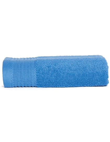 Classic Towel zum Besticken und Bedrucken in der Farbe Aqua Azure mit Ihren Logo, Schriftzug oder Motiv.