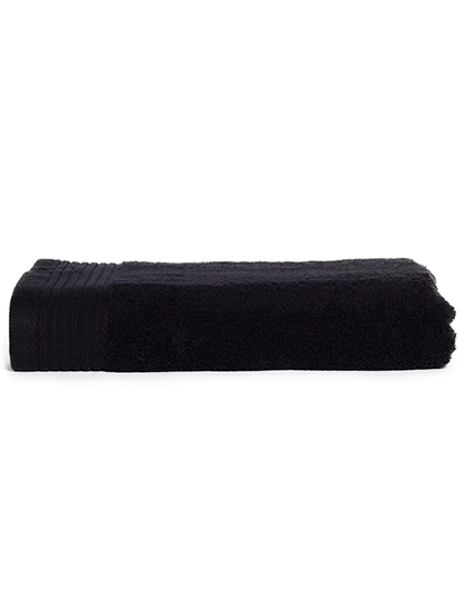 Classic Bath Towel zum Besticken und Bedrucken in der Farbe Black mit Ihren Logo, Schriftzug oder Motiv.