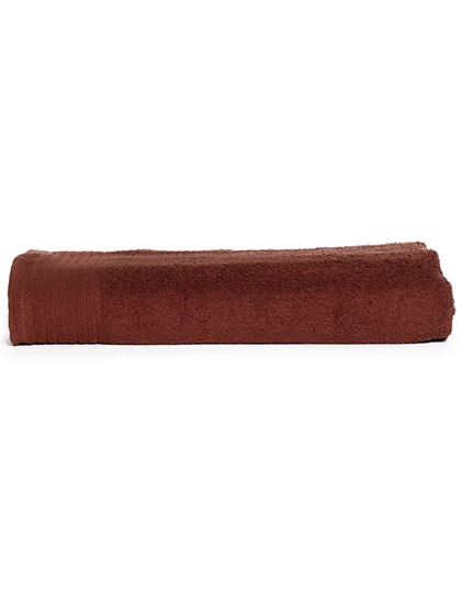 Classic Bath Towel zum Besticken und Bedrucken in der Farbe Brown mit Ihren Logo, Schriftzug oder Motiv.